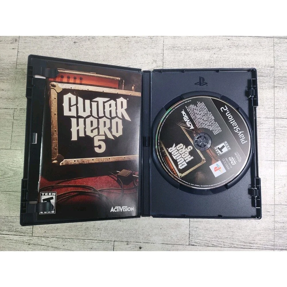 PS2 Guitar Hero 5 (Sony PlayStation; 2009) CIB Complete w/ Manual